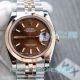 Best Buy Copy Rolex Datejust Brown Dial 2-Tone Rose Gold Men's Watch (1)_th.jpg